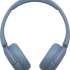 Наушники Sony WH-CH520, Bluetooth, накладные, синий [wh-ch520/l]